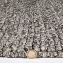 Load image into Gallery viewer, Grey Wool Pebble Mottled Rug
