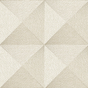 Weaved Cube Cream Wallpaper