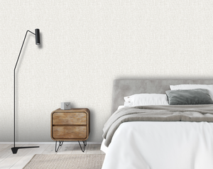 Engraved Off White Wallpaper