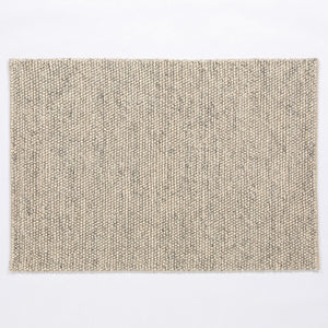 Cream Delilah Wool Pebble Mottled Rug